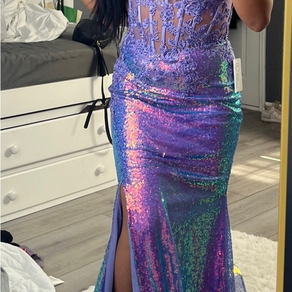 Gorgeous ombré sequin dress